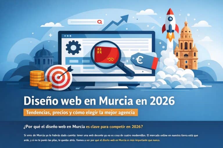 Diseño web en Murcia 2026: tendencias y precios