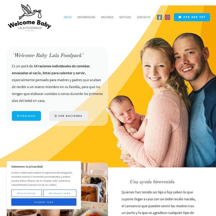 Welcome Baby Lala Foodpack