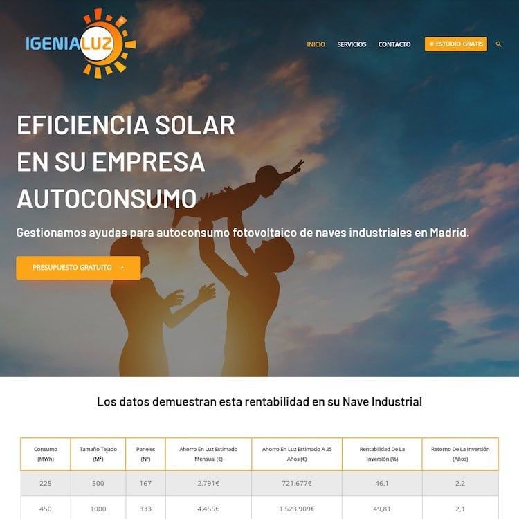 EFICIENCIA SOLAR EN SU EMPRESA AUTOCONSUMO