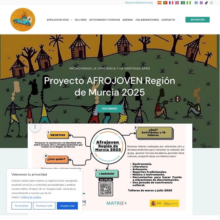 Proyecto AFROJOVEN Región de Murcia 2025